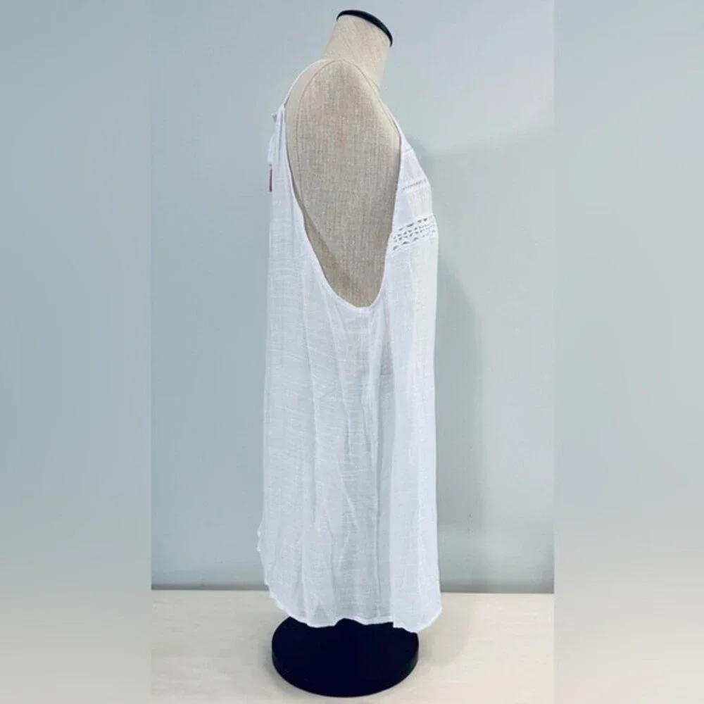 NEW Xhilaration White Coverup Dress size Large